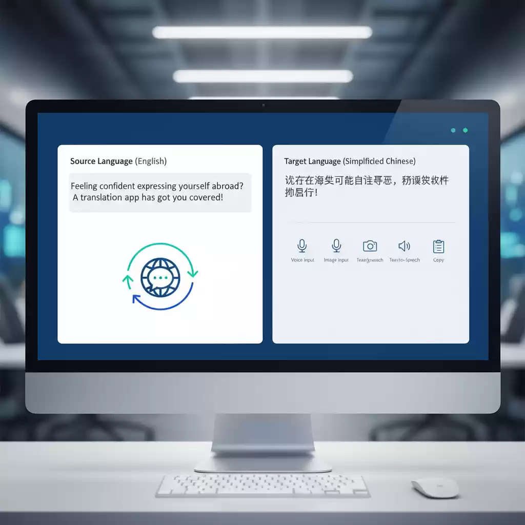 让你在海外也能自信表达，翻译软件帮你搞定！，海外的英语翻译